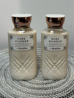 BBW Pure Wonder Body Lotion set of 2 NWT